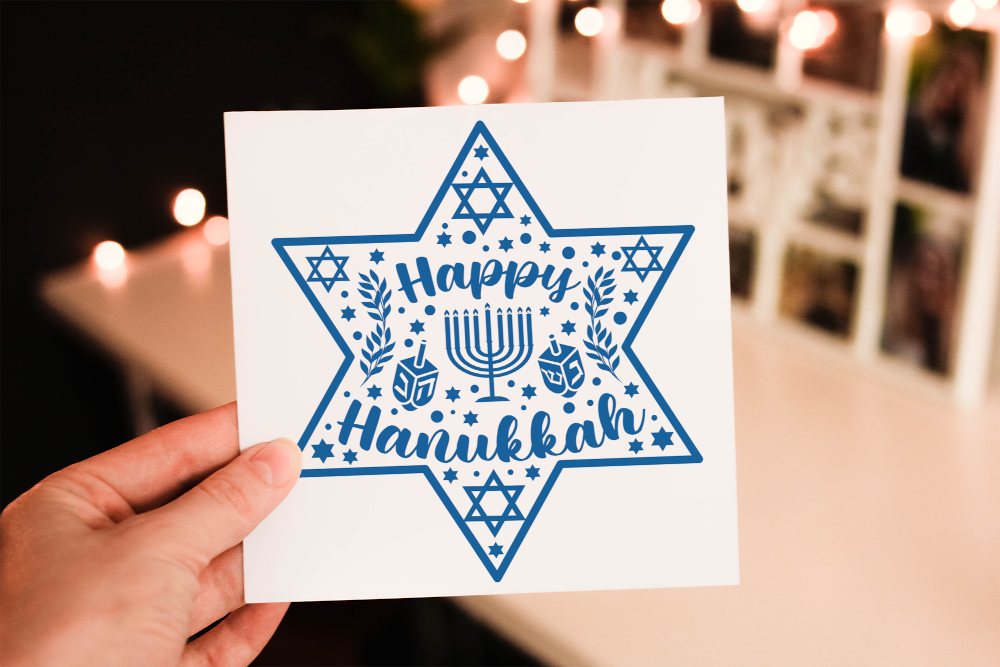 Happy Hanukkah Card, Hanukkah, Personalised Hanukkah Card